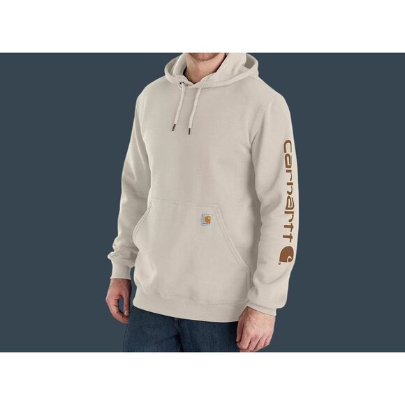 Carhart K288 W03 Loose Fit Midweight Logo Long Sleeve Graphic Hoodie 2XL Outdoor - Picture 1 of 10